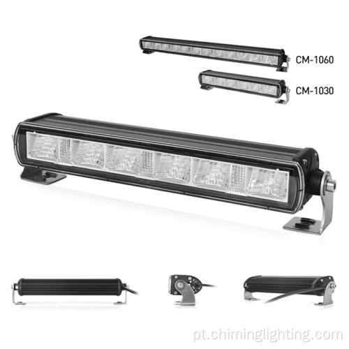 11 &quot;21&quot; polegada barra de luz de carro 30w 60w LED de condução Light Bar para SUV Light Light
